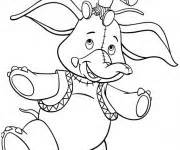 Coloriage oui oui à imprimer a4. Coloriage Dumbo simple dessin gratuit à imprimer