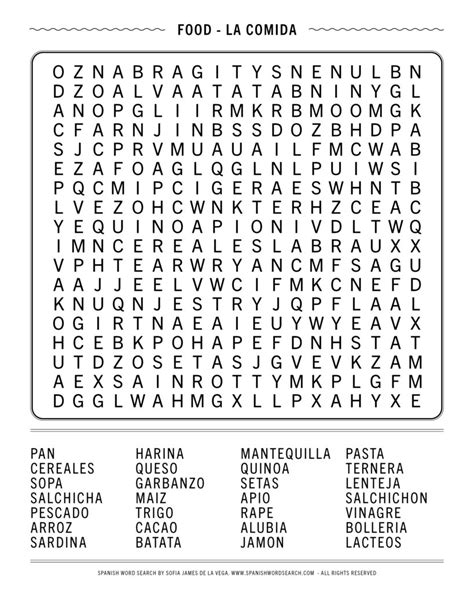 Spanish Numbers Word Search A Word Find Puzzle Free
