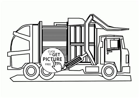 In total we have 0 coloring pages in garbage men. Cool Garbage Truck coloring page for kids, transportation ...