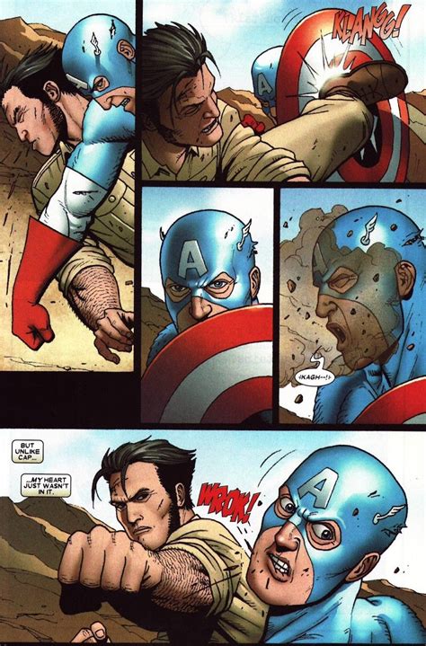 Wolverine Vs Captain America Wolverine Origins20 Wolverine Vs