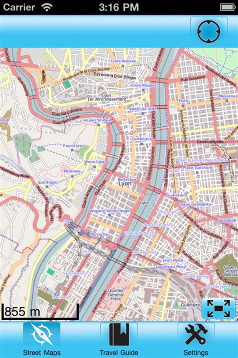 Lyon Street Map Offline By Ondemandworld