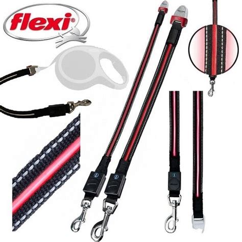 Flexi Vario Retractable Dog Lead Accessories Led Light Coupler Belt