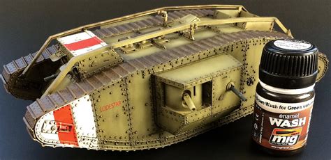 The Modelling News Takom Wwi British Mkiv Male Part 2 Paint And