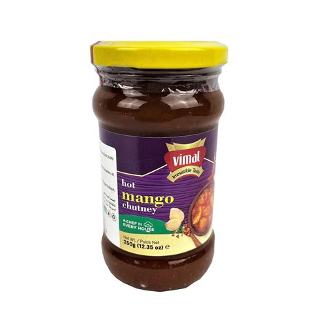 Vimal Hot Mango Chutney 350g By Dashmesh Ntuc Fairprice