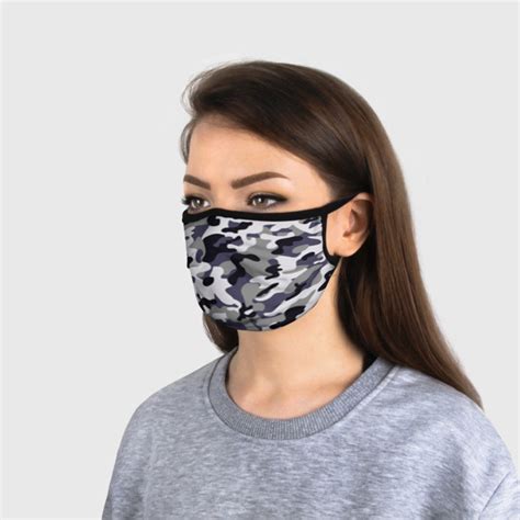 Urban Camouflage Face Mask Reusable Washable 100 Cotton Etsy