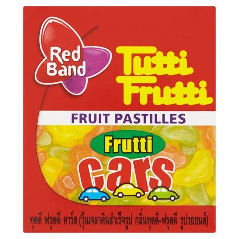 Red Band Tutti Frutti Cars Fruit Pastilles 15 G Tesco Groceries