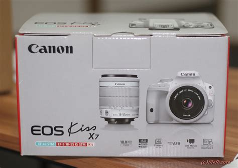 Unboxing Canon Eos Kiss X7 White Beth In Japan