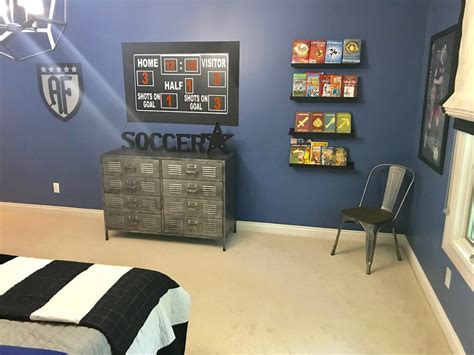 See carefully at the 50 most creative boy's bedroom ideas showcased below before you choose a specific sports bedroom décor for your child. Soccer Themed Bedroom — Decor For Kids