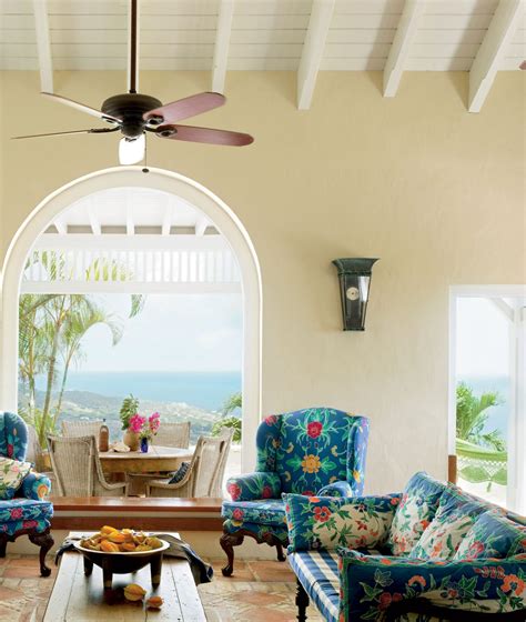 Our 60 Prettiest Island Rooms Tropical Interiors Dark Blue Living