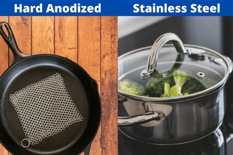 Hard Anodized Vs Stainless Steel Cookware Whats The Difference