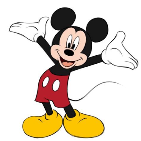 He was created by walt disney and ub iwerks at the walt disney studios in 1928. How to Draw Mickey Mouse Easy