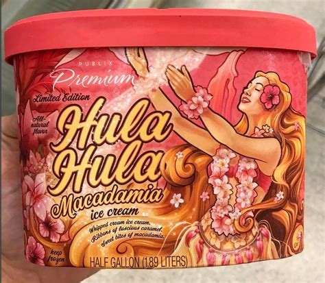 I also really like the foamy bubbles at the top of it. Publix Hula Hula Macadamia Ice Cream | Publix, Ice cream ...