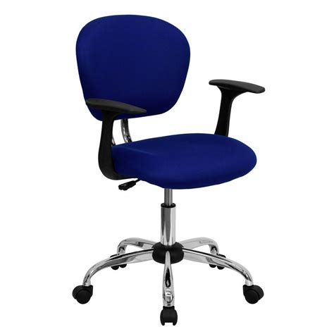 Flash Furniture Royal Blue Adjustable Mesh Swivel Task Office Chair