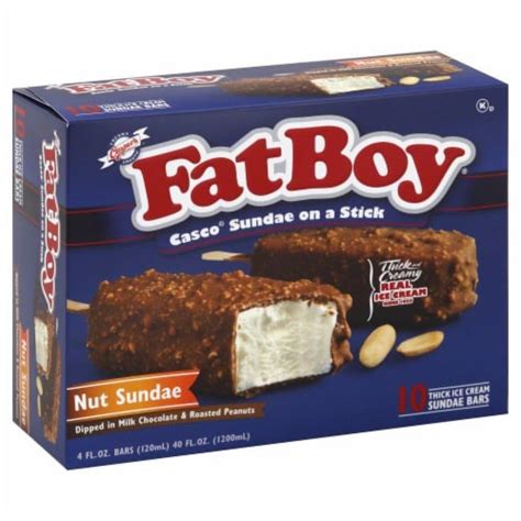 Fat Boy Nut Sundae Ice Cream Bars 10 Ct Ralphs