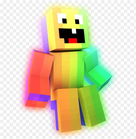 Free Download Hd Png Rainbow Minecraft Rainbow Skin Pack Png