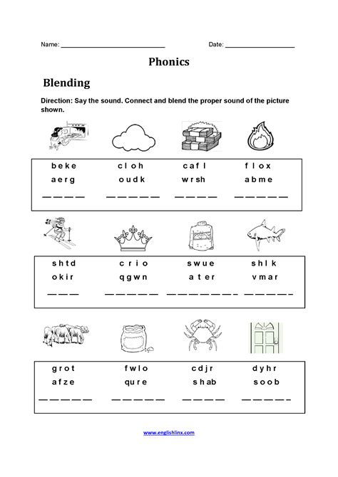 Phonics For 3rd Grade Worksheet