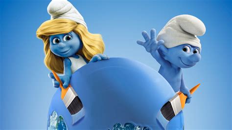 127828 2017 Smurfs The Lost Village Clumsy Smurf Animation Rare