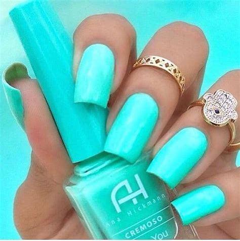 40 Mint Green Nail Designs To Make Heads Turn 2021 Trends