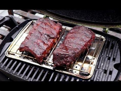 Baby back ribs tend to cook a bit quicker due to their lesser fat content. Weber Q: Baby Back Ribs | Weber recipes, Weber q recipes, Cooking recipes