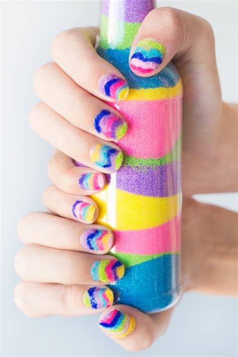 Diy Sand Art Nails Will Seriously Bring You Back To Your Childhood Photos