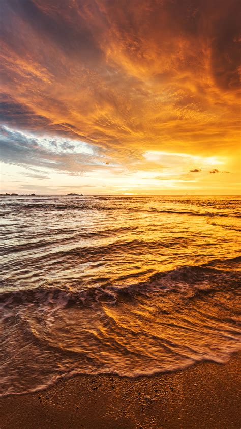 Sunset Over Indian Ocean Hikkaduwa Sri Lanka Windows 10 Spotlight
