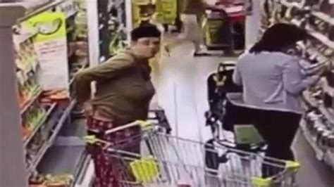 CCTV Footage Surfaces Of A Woman Going To The Toilet In A Supermarket Aisle Daily Mail Online