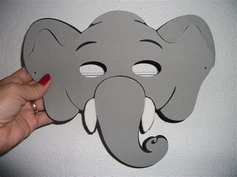 Para Hacer Mascara De Elefante M 225 Scara Elefantinho Indiano Vivi Fez