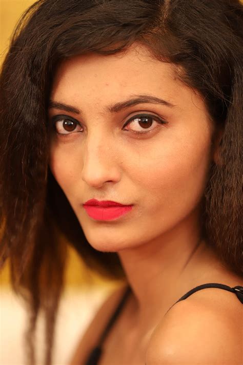 Hot Girl Face Eyes Indian Model Girl Lips Portrait Beautiful