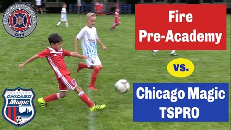 Youth Soccer Game Highlights Chicago Fire Pre Academy Vs Chicago Magic