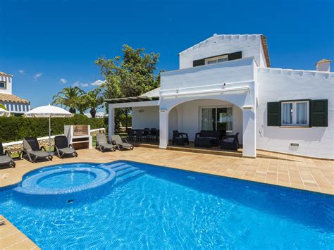 The apartment is situated enviably in prime position overlooking son bou gardens and the swimming pool area which also has a childrens shallow pool. Holiday home Son Bou Menorca Villa Spain for rent Unalaska