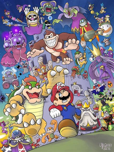 30 Years Of Bosses 2011 By Thebourgyman On Deviantart Super Mario