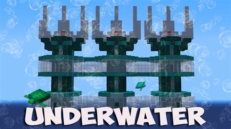 Minecraft How To Build An Underwater Secret Base Tutorial 2