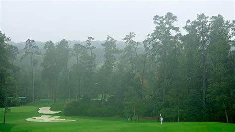A View Of The No 10 Hole During Practice Round 4 For The Masters At