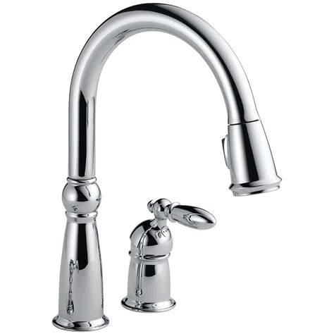 Delta kitchen faucets home depot is one of that design. Delta Victorian Single-Handle Pull-Down Sprayer Kitchen ...
