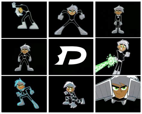 Different Poses Danny Phantom Phantom American Dragon