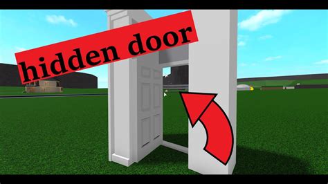 How To Make A Hidden Door In Bloxburg Youtube