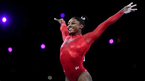 There are currently four elements in the women's artistic gymnastics code of points named after american gymnast simone biles: WATCH: Olympic champion Simone Biles lands a vault that no woman has ever performed in ...