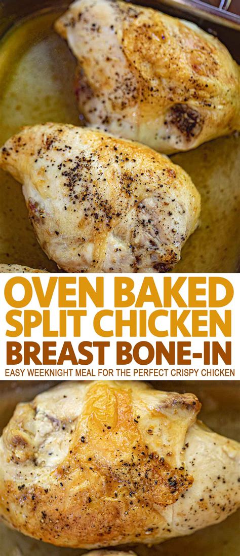 Oven Baked Split Chicken Breasts Bone In Recipe Video Dinner
