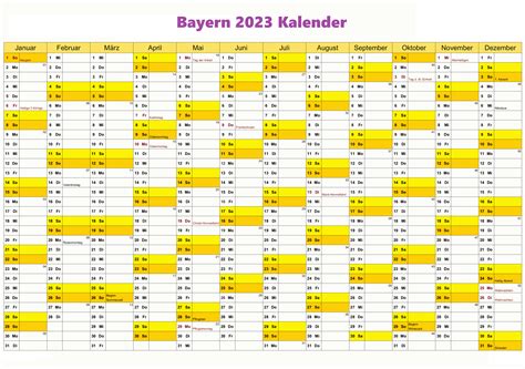 Sommerferien 2023 Bayern Kalender Ferien Und Feiertagen