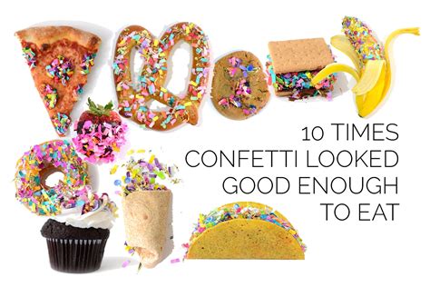 10 Times Confetti Looked Good Enough To Eat The Confetti Bar