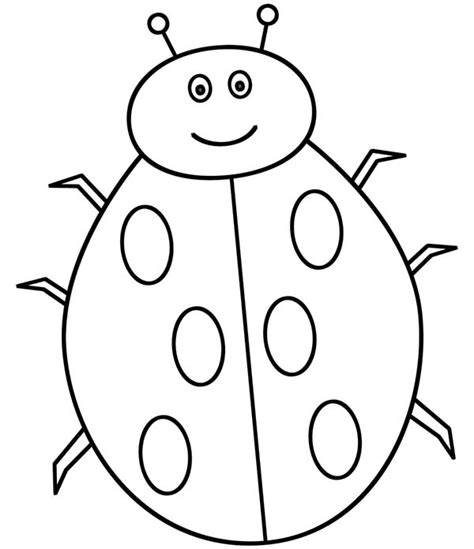 The ladybug has been featured in different media, including an animated series, comic books, and a mobile video game. Ladybug With No Spots Coloring Sheet Coloring Pages