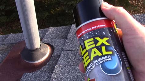 Using Flex Seal As Seen On Tv To Prevent A Roof Leak Youtube