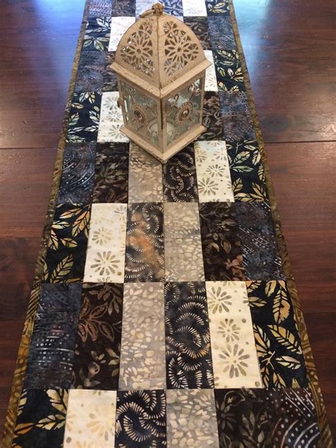 Fabric Runner Patchwork Table Runner Quilted Table Runners Patterns