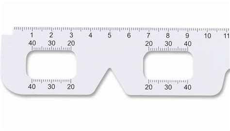 Printable Pupillary Distance Ruler Printable Ruler Actual Size