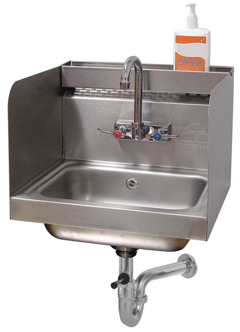Advance Tabco Stainless Steel Hand Sink With Faucet Wall Mounting