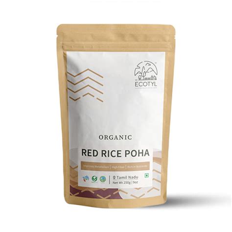 Organic Red Poha Red Beaten Rice