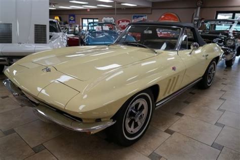 1965 Chevrolet Corvette 0 Goldwood Yellow 327ci 4 Speed Manual