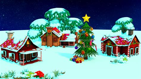 Christmas Cartoon Farm