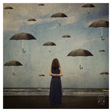 Umbrellas Of Illusion Sabrina Mbe Surreal Fin Art Dark