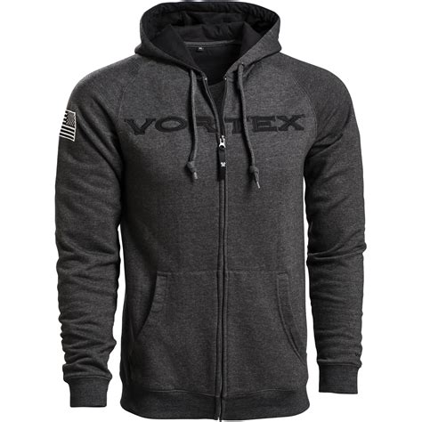 vortex gray zip up hoodie 2xl vgzh 2xl bandh photo video